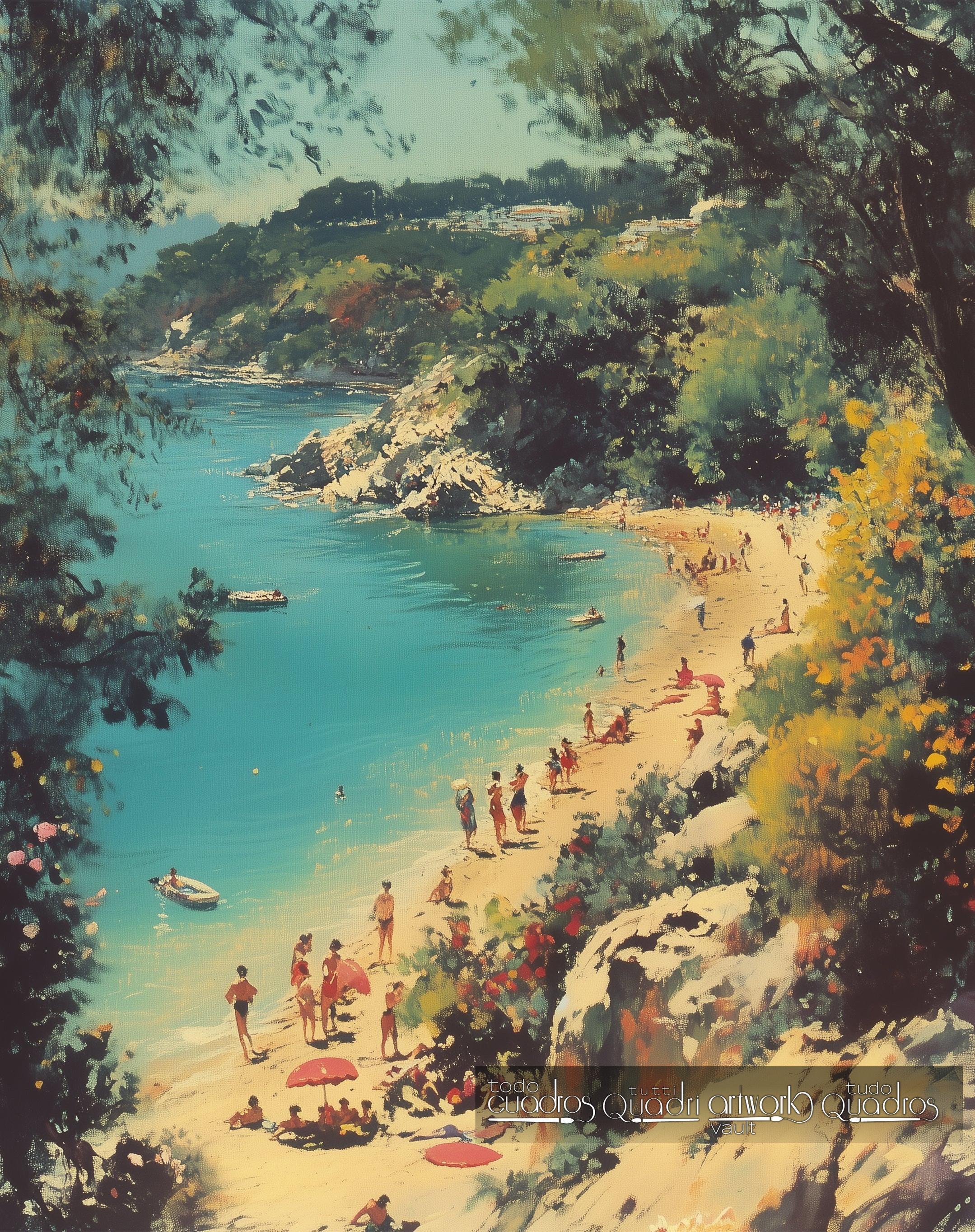 Ecken des Mittelmeers, im Stil von Sorolla