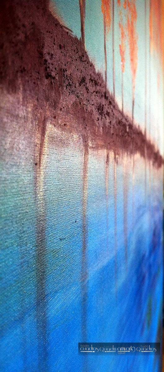 Gemälde "Der blaue See" <br /> A. Croxatto