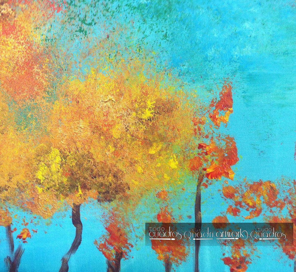 Gemälde "Der blaue See" <br /> A. Croxatto