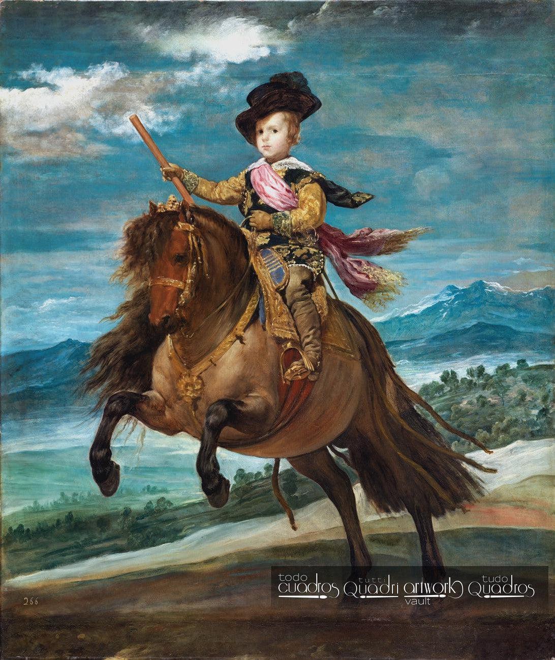 Prinz Baltasar Carlos zu Pferd, Velázquez