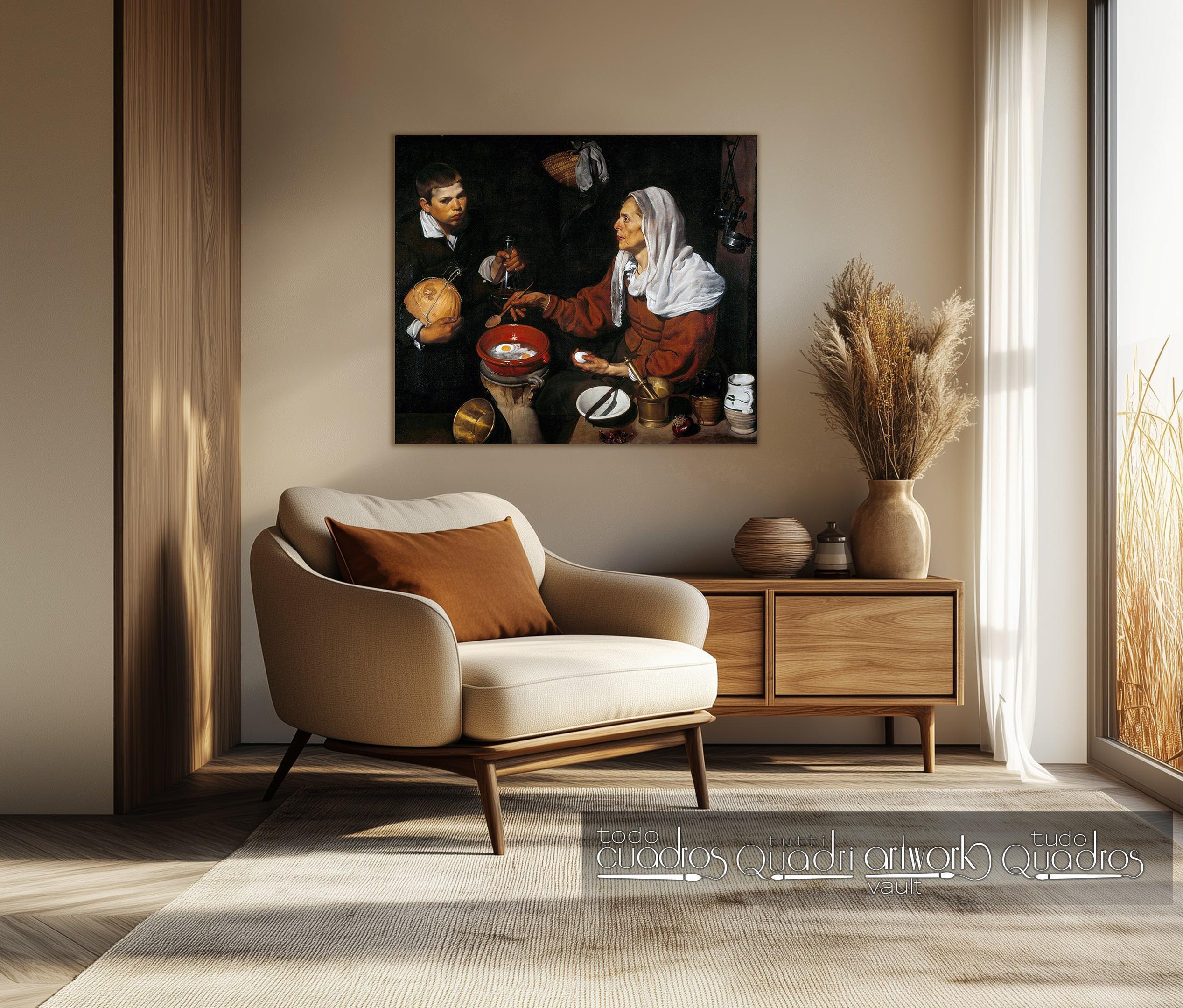 Alte Frau beim Eierbraten, Velázquez