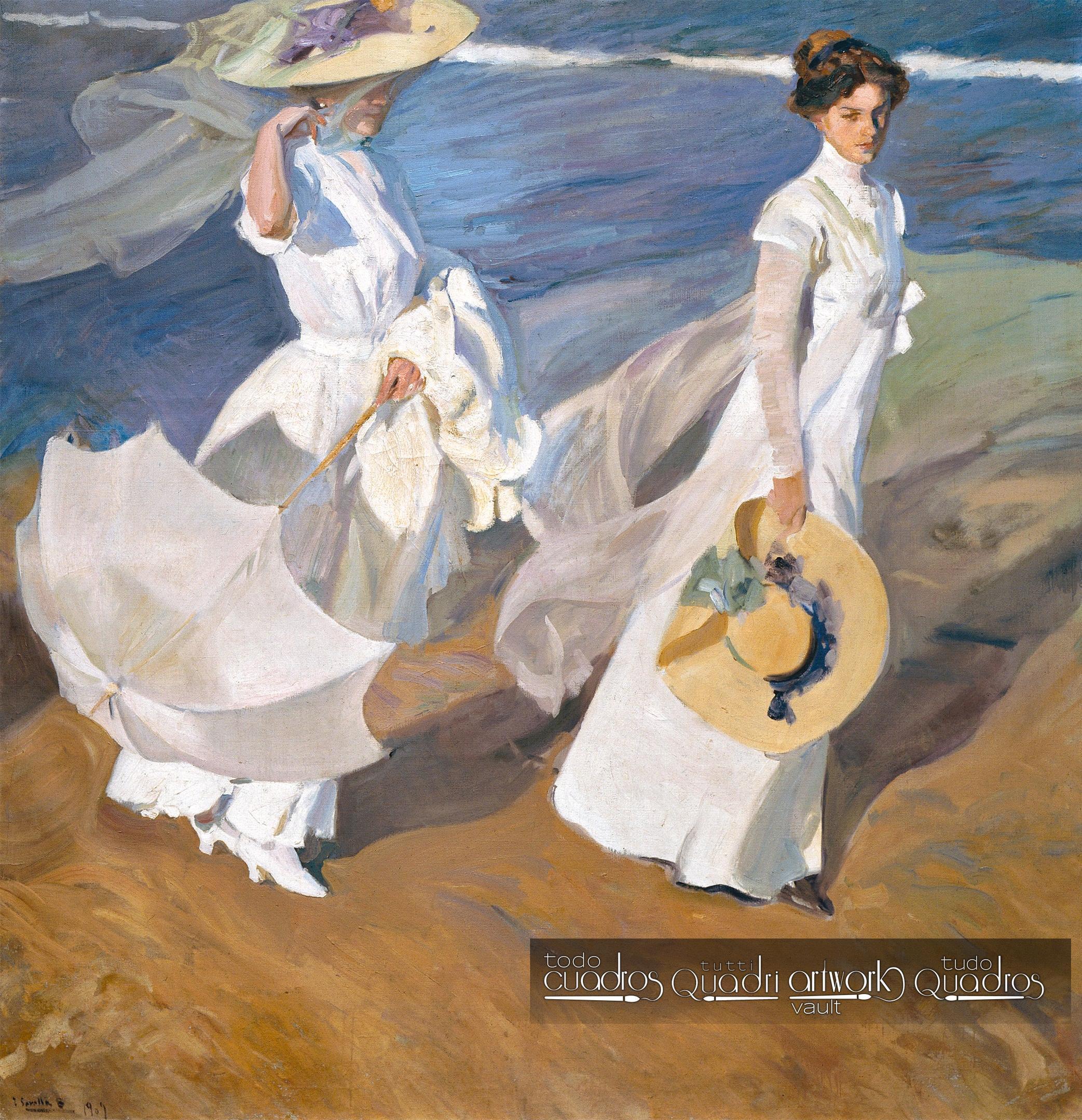 Spaziergang am Meeresufer, Sorolla